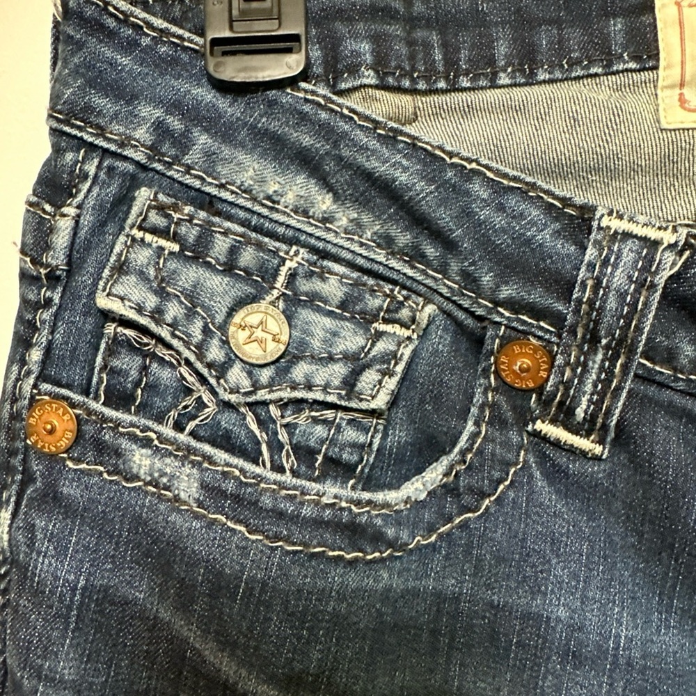 Big Star Liv Women's Boot Cut Jeans - Dark Blue - Picture 3 of 8